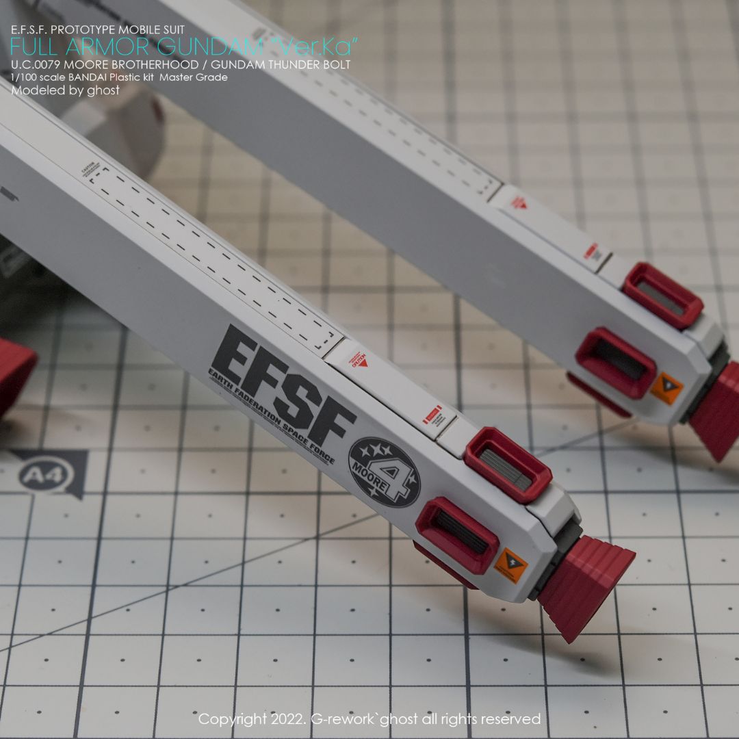 G-Rework Decal - [MG] FULL ARMOR GUNDAM VER KA (THUNDERBOLT)