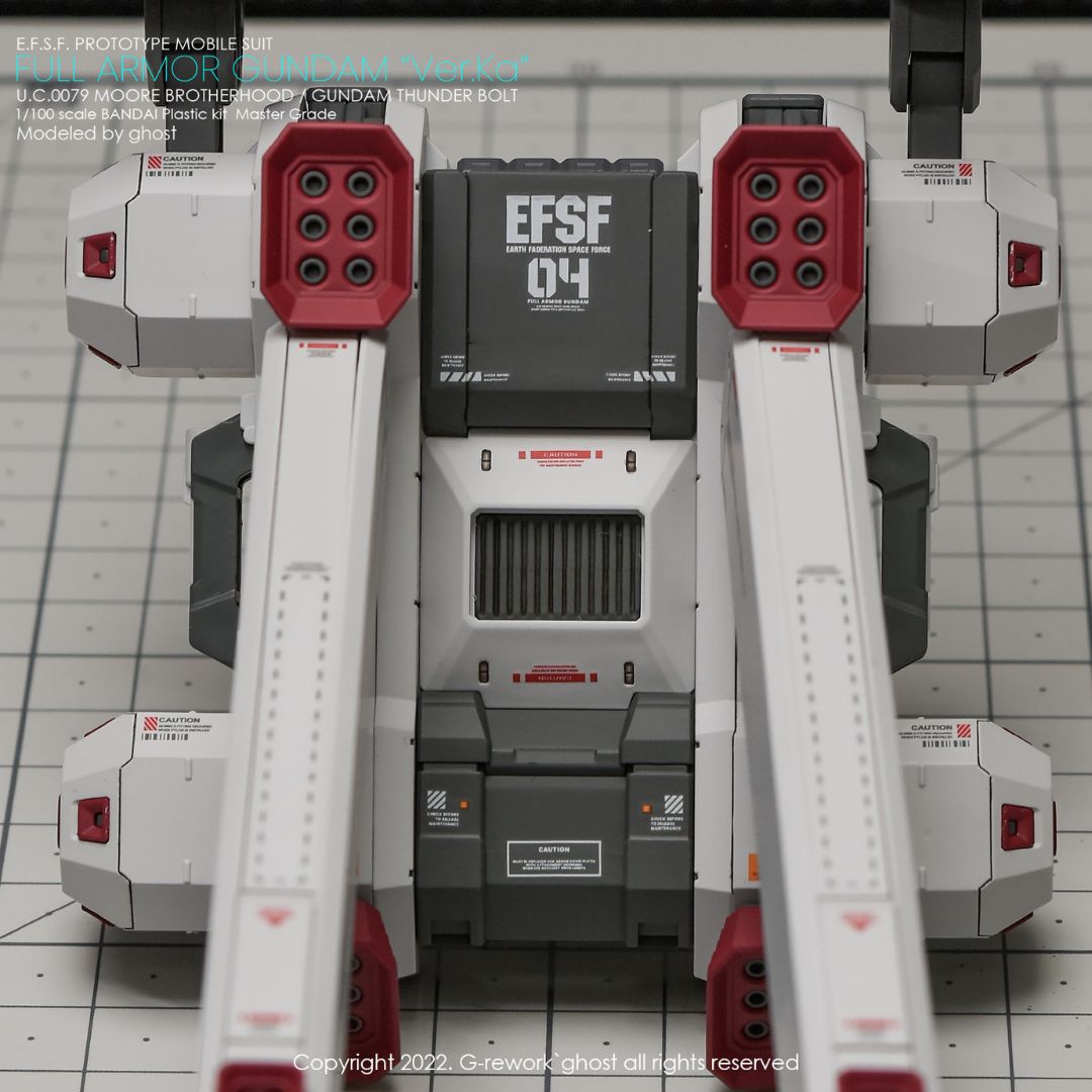 G-Rework Decal - [MG] FULL ARMOR GUNDAM VER KA (THUNDERBOLT)