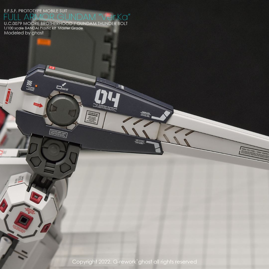 G-Rework Decal - [MG] FULL ARMOR GUNDAM VER KA (THUNDERBOLT)
