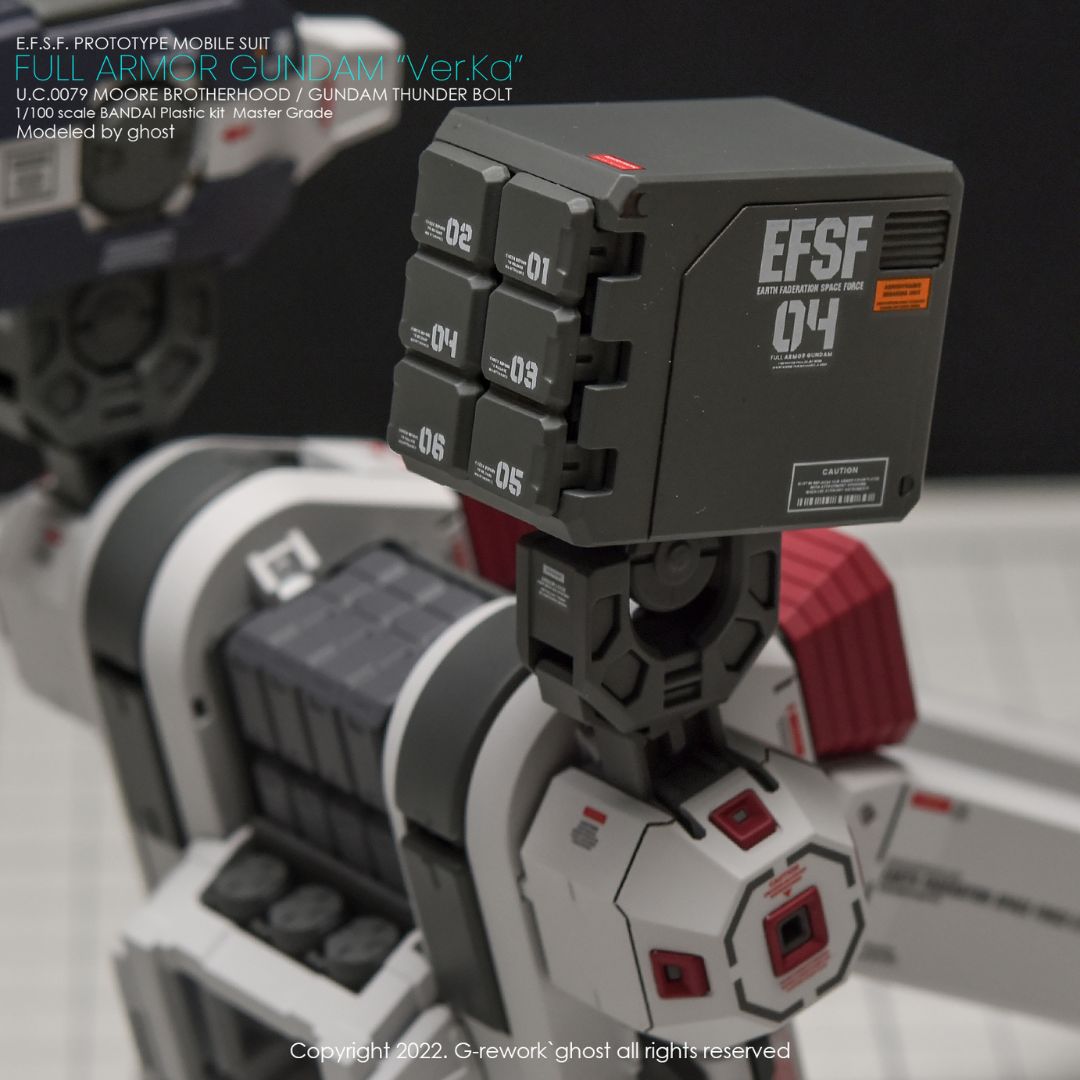 G-Rework Decal - [MG] FULL ARMOR GUNDAM VER KA (THUNDERBOLT)