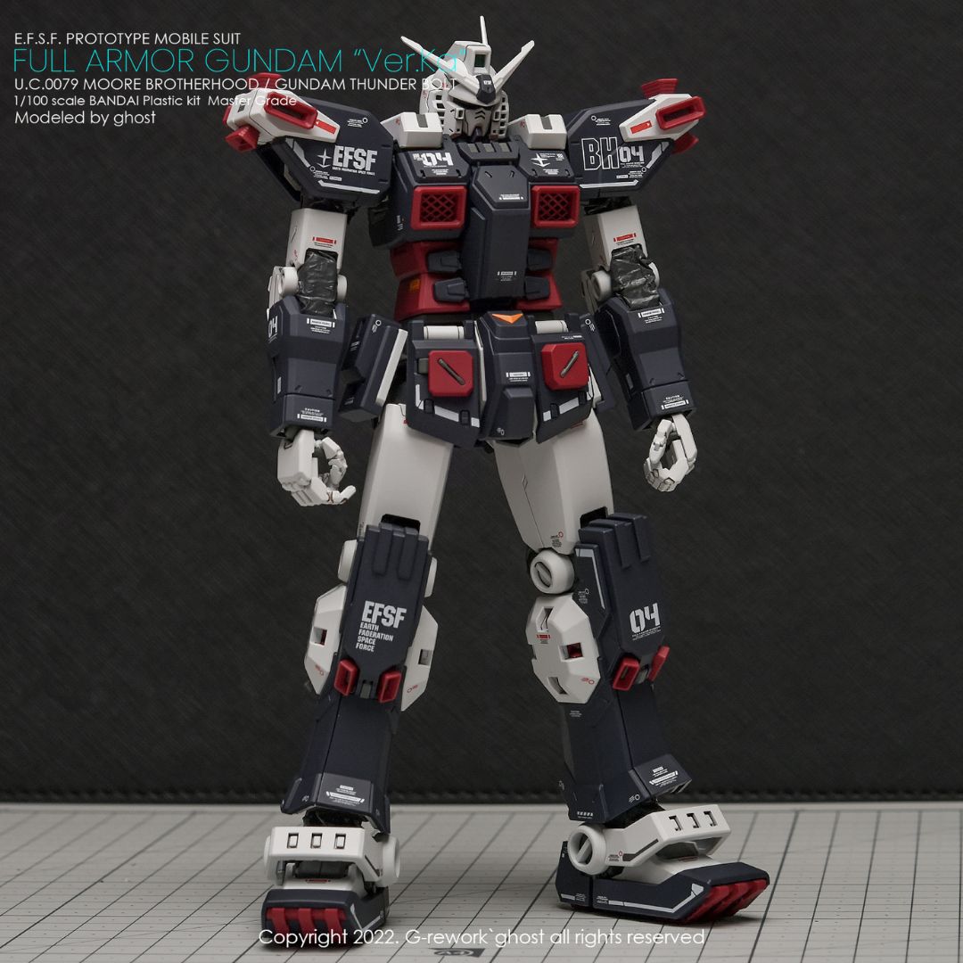 G-Rework Decal - [MG] FULL ARMOR GUNDAM VER KA (THUNDERBOLT)
