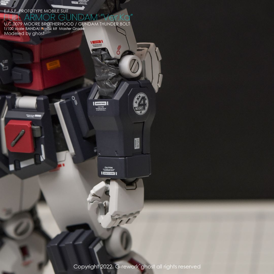 G-Rework Decal - [MG] FULL ARMOR GUNDAM VER KA (THUNDERBOLT)