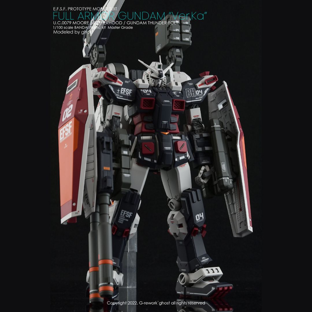 G-Rework Decal - [MG] FULL ARMOR GUNDAM VER KA (THUNDERBOLT)