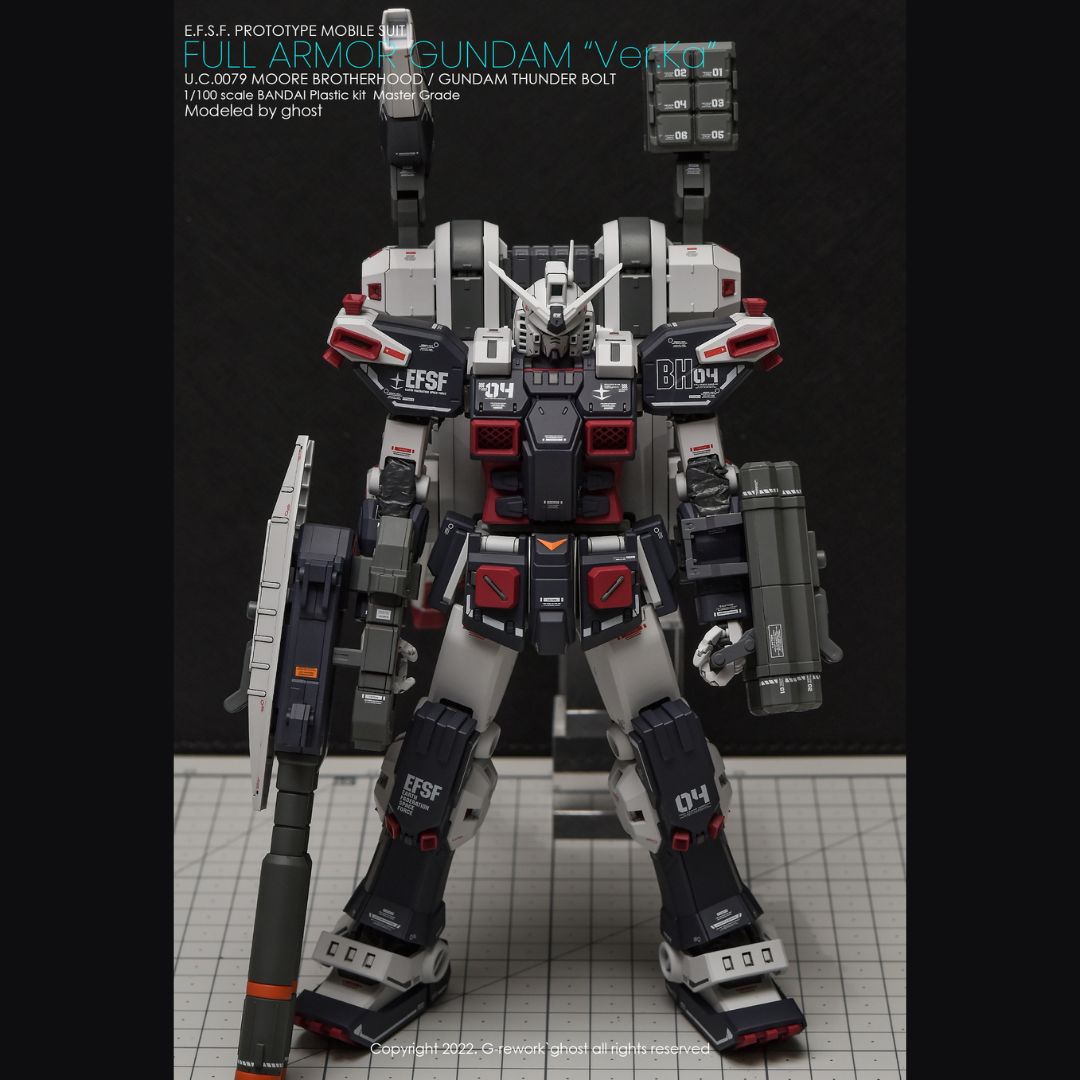 G-Rework Decal - [MG] FULL ARMOR GUNDAM VER KA (THUNDERBOLT)