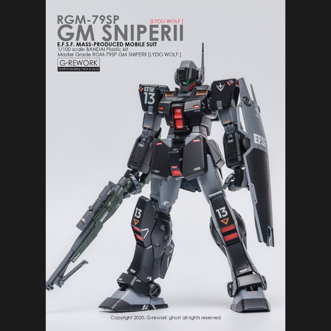 G-Rework Decal - [MG] RGM-79SP GM SNIPER II [LYDO WOLF]