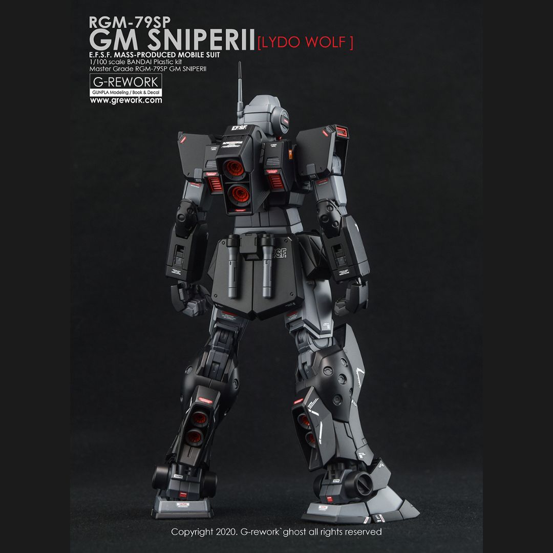 G-Rework Decal - [MG] RGM-79SP GM SNIPER II [LYDO WOLF]