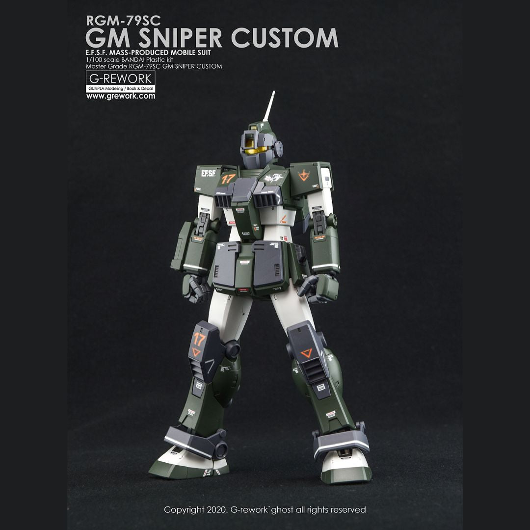 G-Rework Decal - [MG] RGM-79SC GM SNIPER CUSTOM