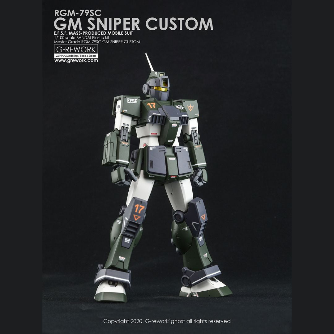 G-Rework Decal - [MG] RGM-79SC GM SNIPER CUSTOM