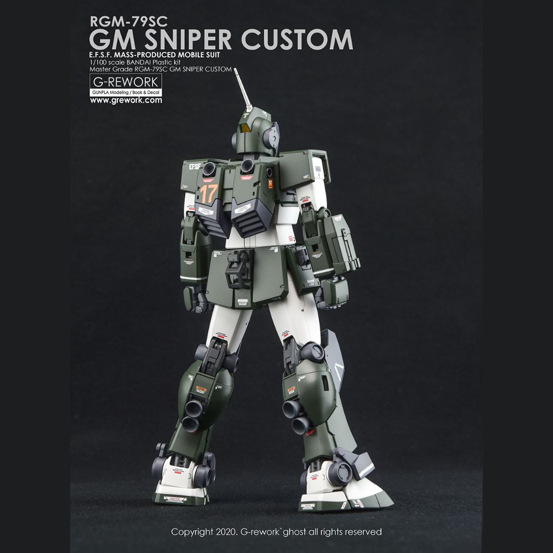 G-Rework Decal - [MG] RGM-79SC GM SNIPER CUSTOM