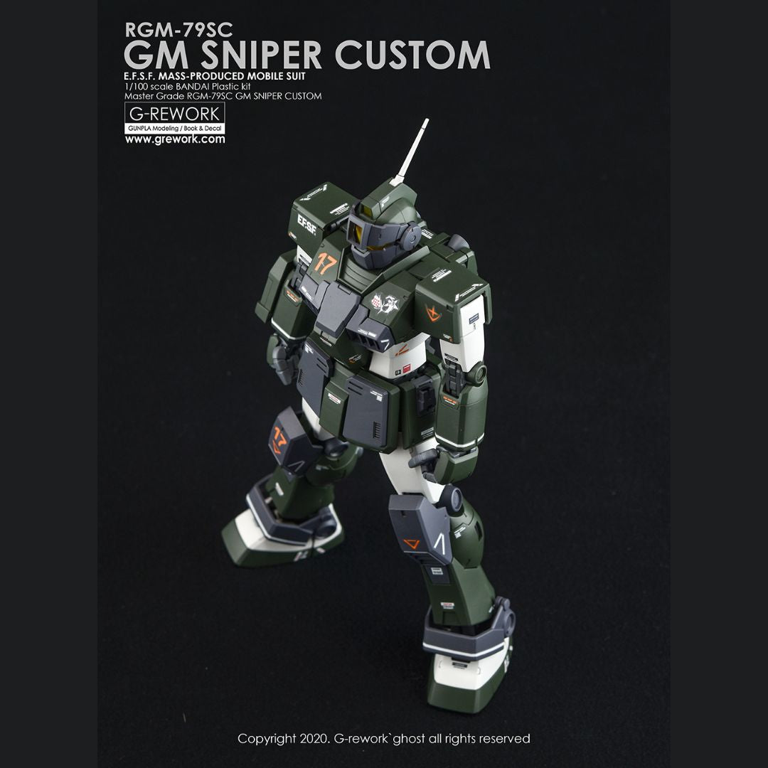 G-Rework Decal - [MG] RGM-79SC GM SNIPER CUSTOM