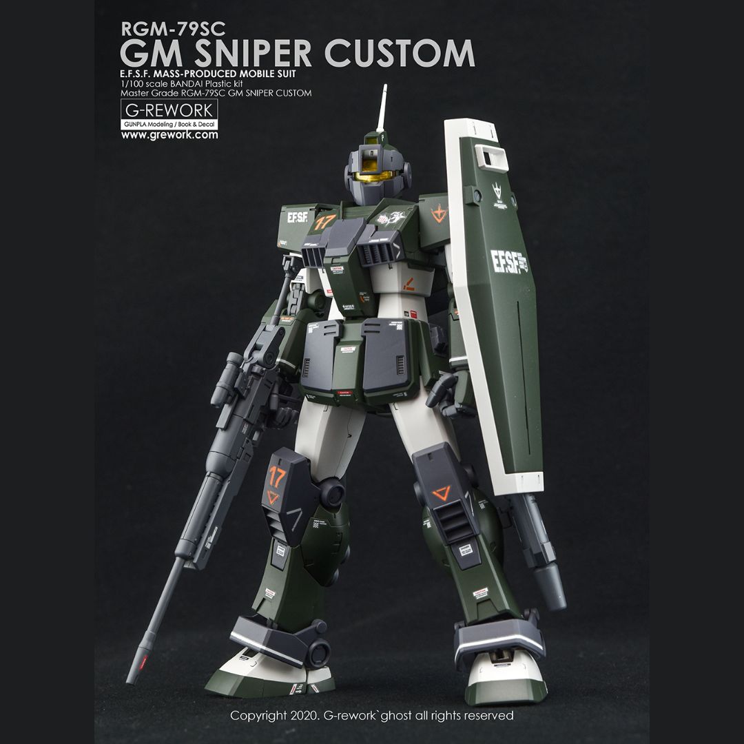 G-Rework Decal - [MG] RGM-79SC GM SNIPER CUSTOM