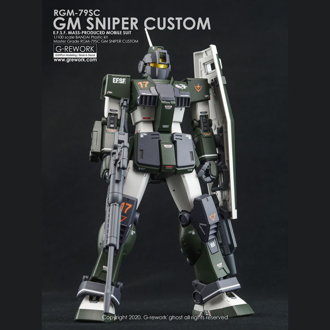 G-Rework Decal - [MG] RGM-79SC GM SNIPER CUSTOM