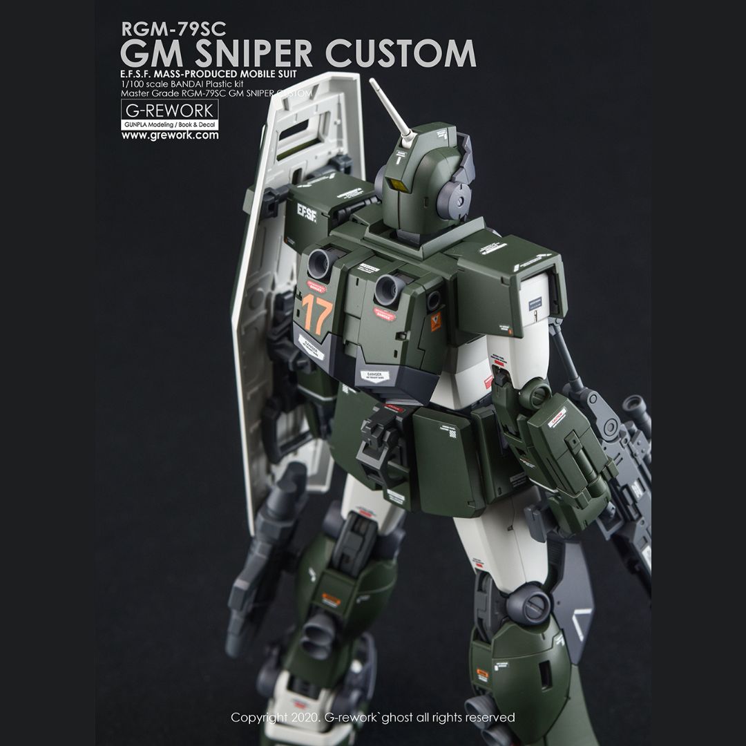G-Rework Decal - [MG] RGM-79SC GM SNIPER CUSTOM