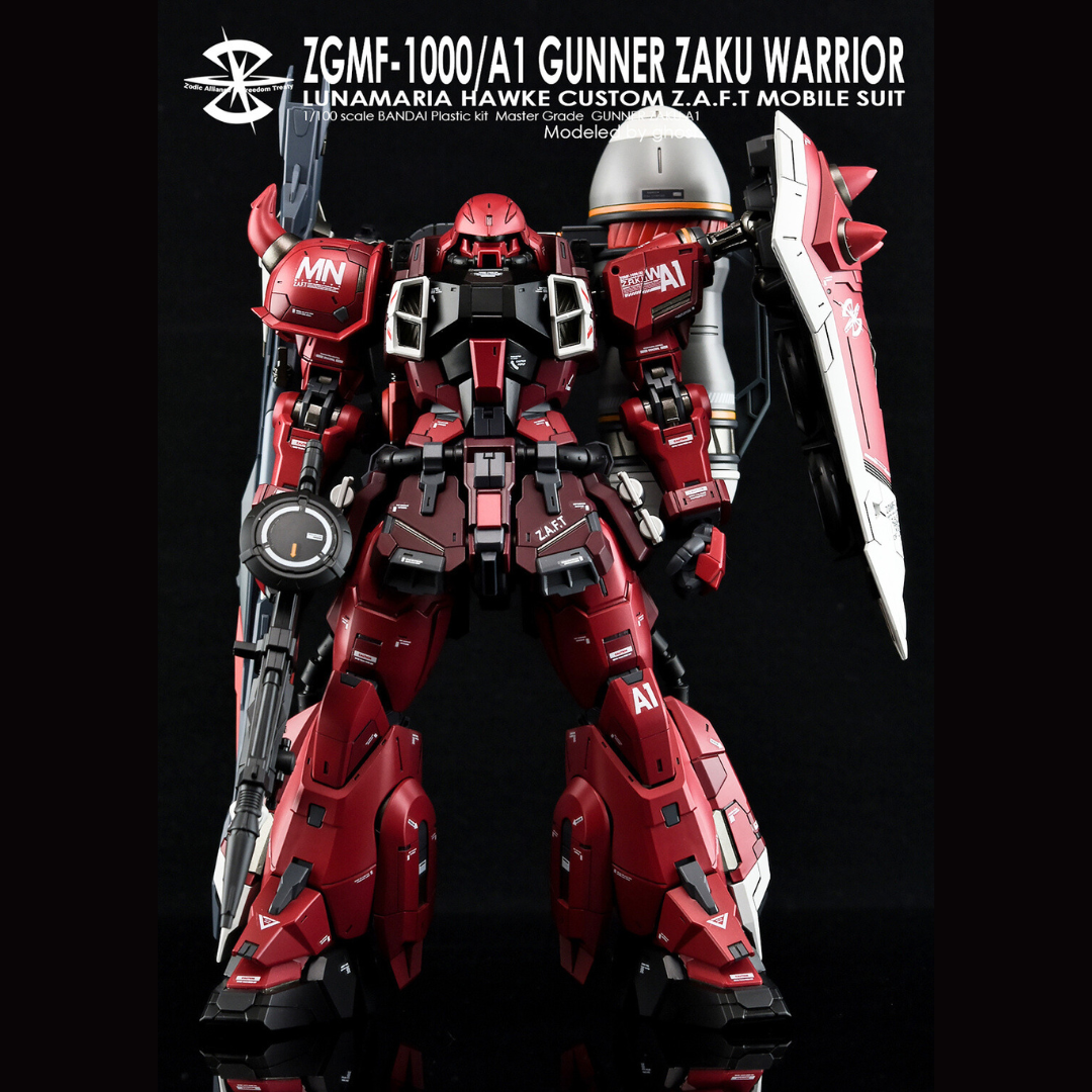 G-Rework Decal - [MG] GUNNER ZAKU WARRIOR