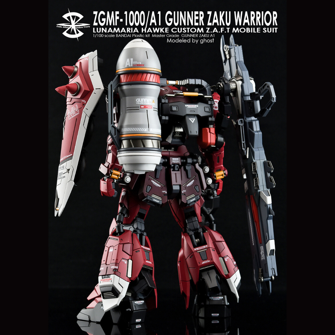G-Rework Decal - [MG] GUNNER ZAKU WARRIOR