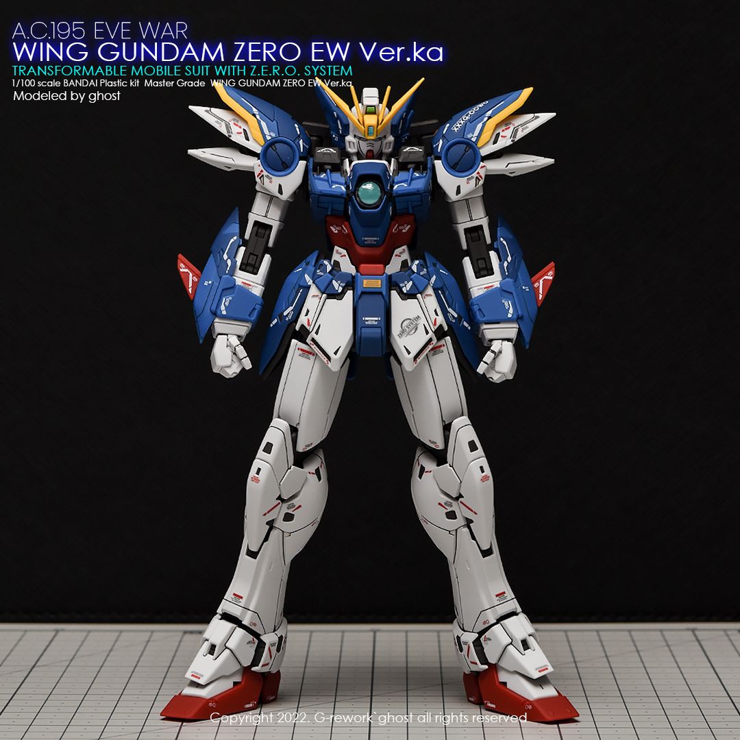 G-Rework Decal - [MG] WING ZERO EW VER.KA