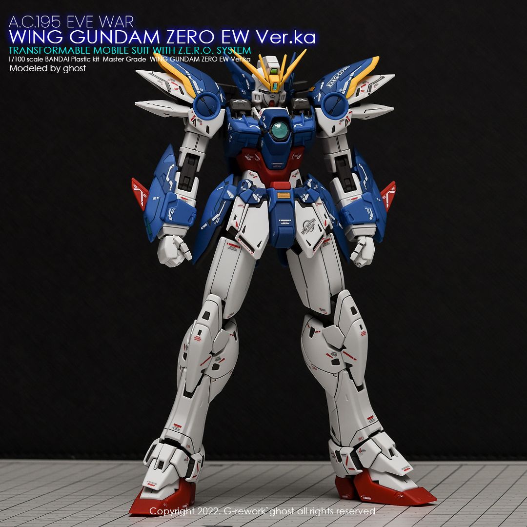 G-Rework Decal - [MG] WING ZERO EW VER.KA