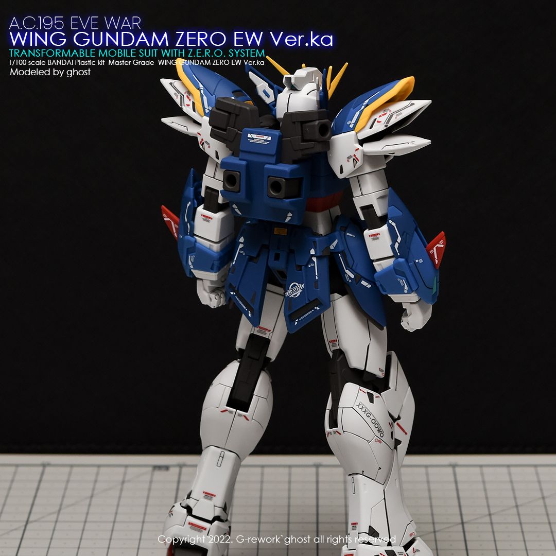 G-Rework Decal - [MG] WING ZERO EW VER.KA