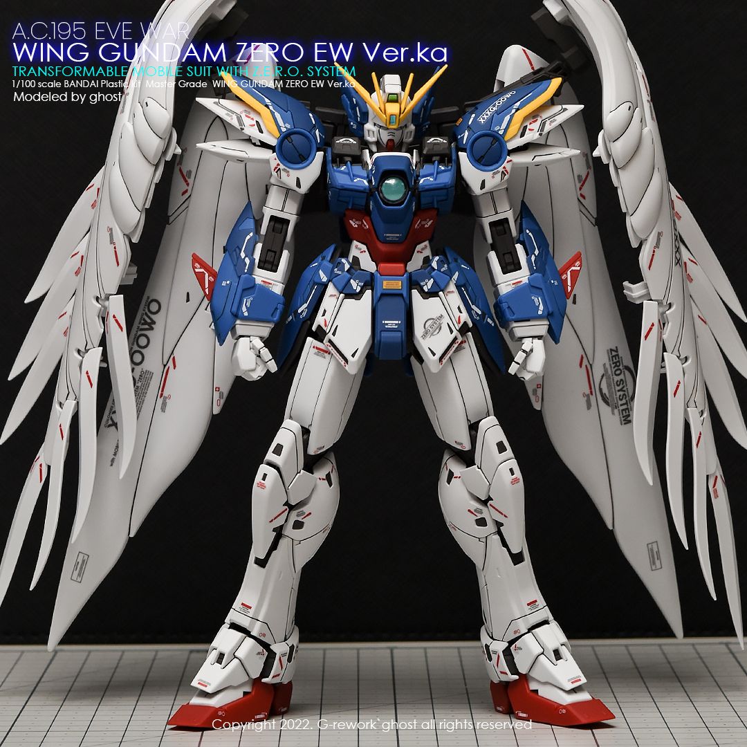 G-Rework Decal - [MG] WING ZERO EW VER.KA