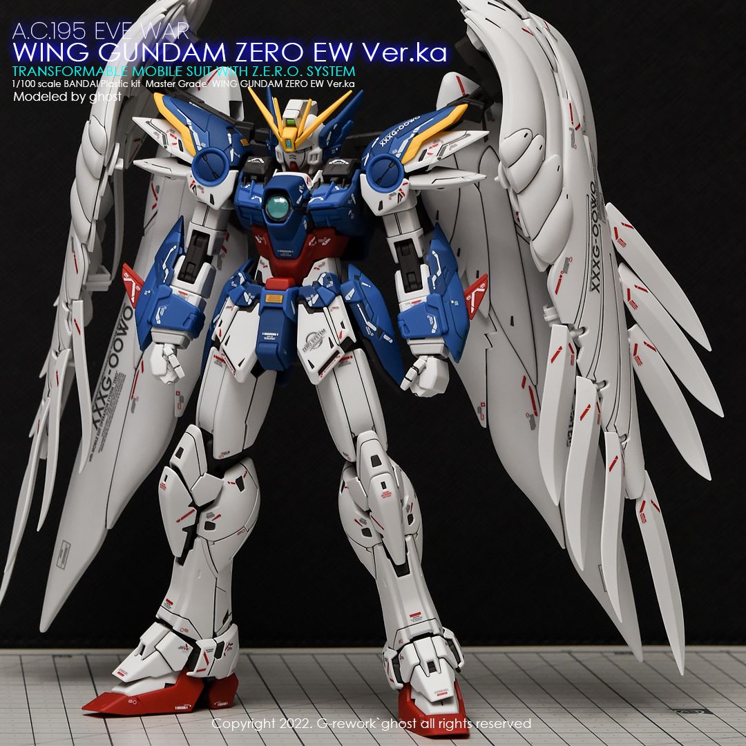 G-Rework Decal - [MG] WING ZERO EW VER.KA