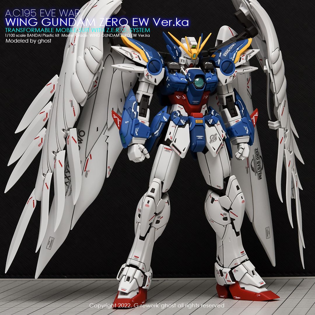 G-Rework Decal - [MG] WING ZERO EW VER.KA