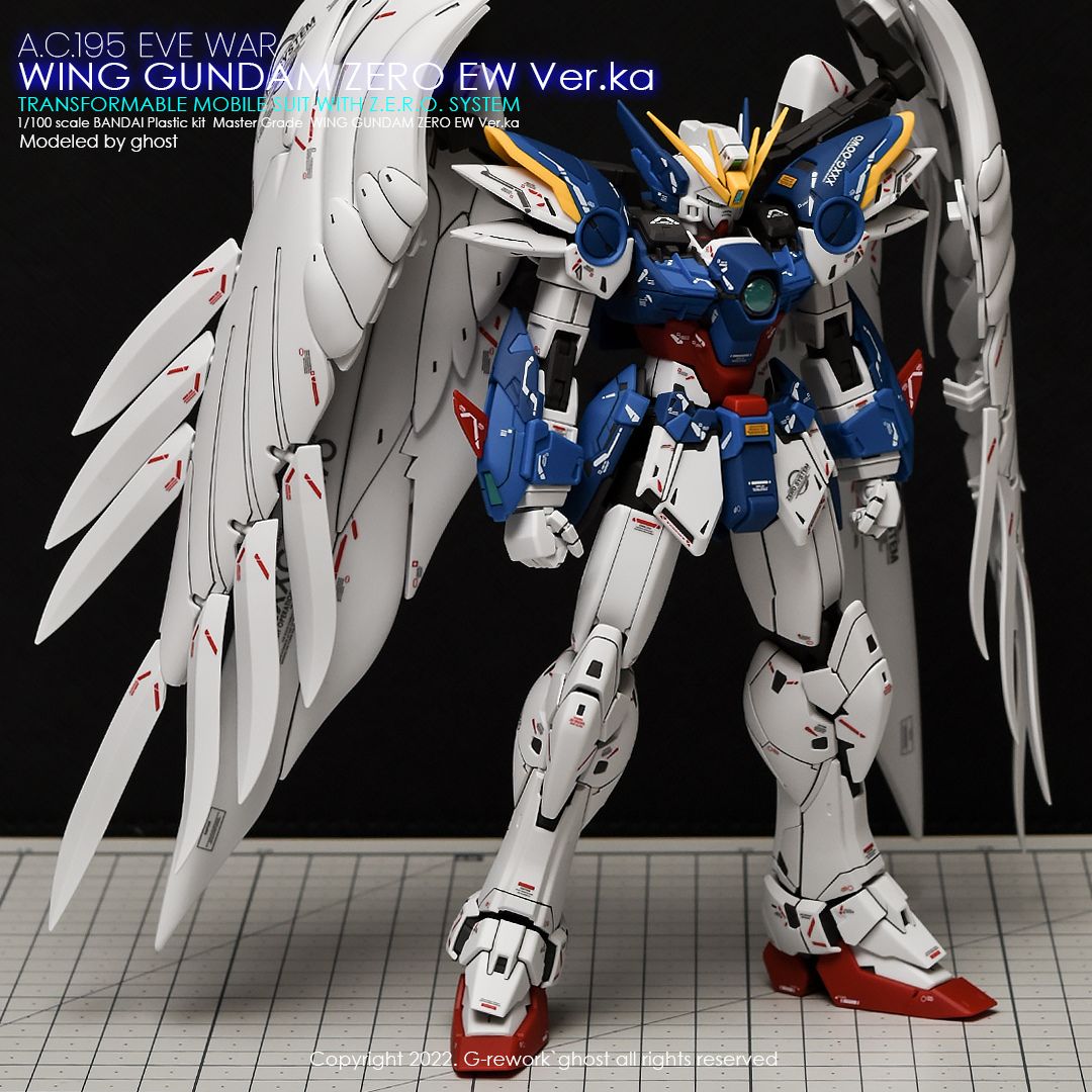 G-Rework Decal - [MG] WING ZERO EW VER.KA