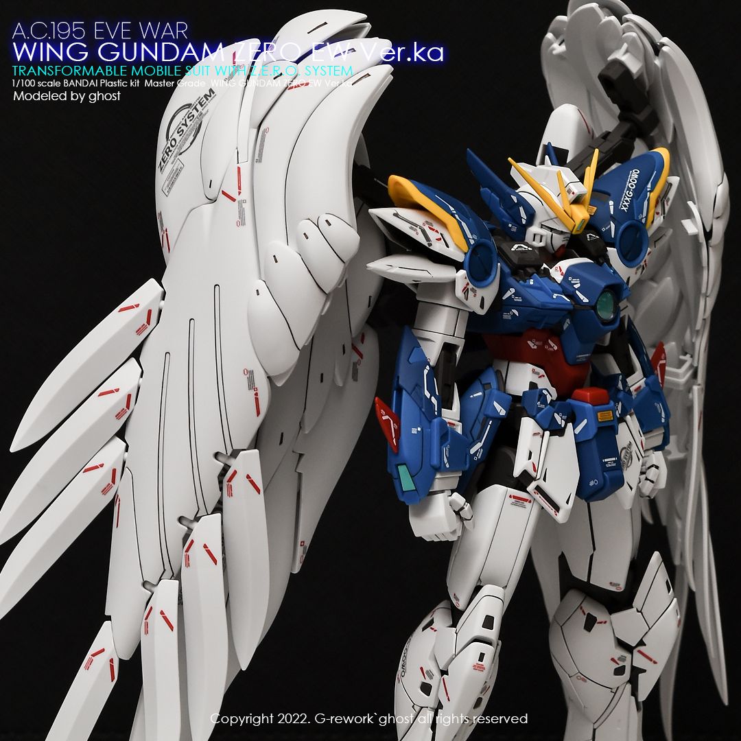G-Rework Decal - [MG] WING ZERO EW VER.KA