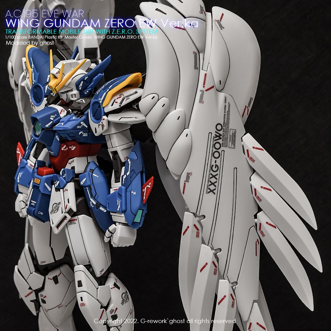 G-Rework Decal - [MG] WING ZERO EW VER.KA