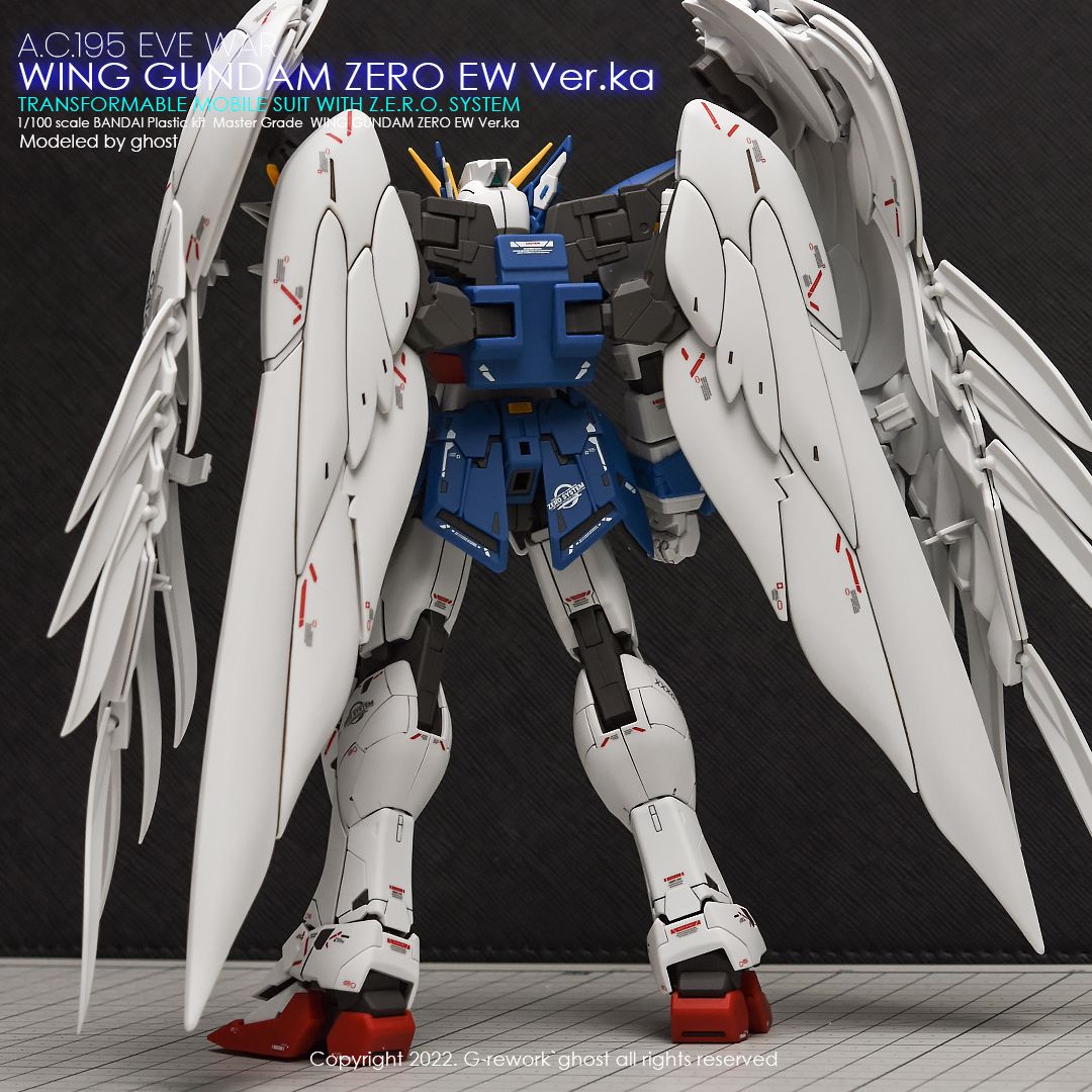 G-Rework Decal - [MG] WING ZERO EW VER.KA