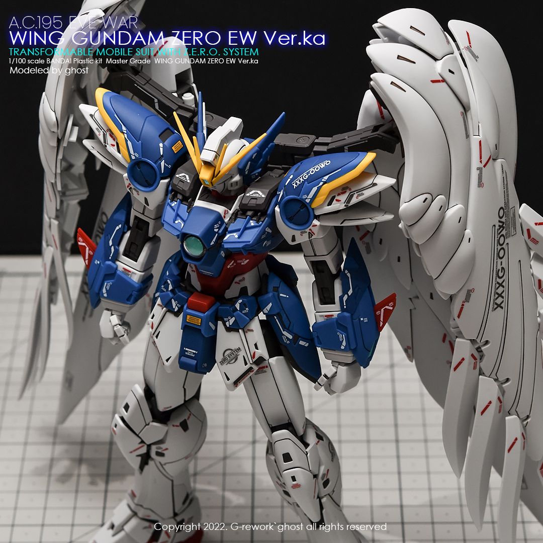 G-Rework Decal - [MG] WING ZERO EW VER.KA