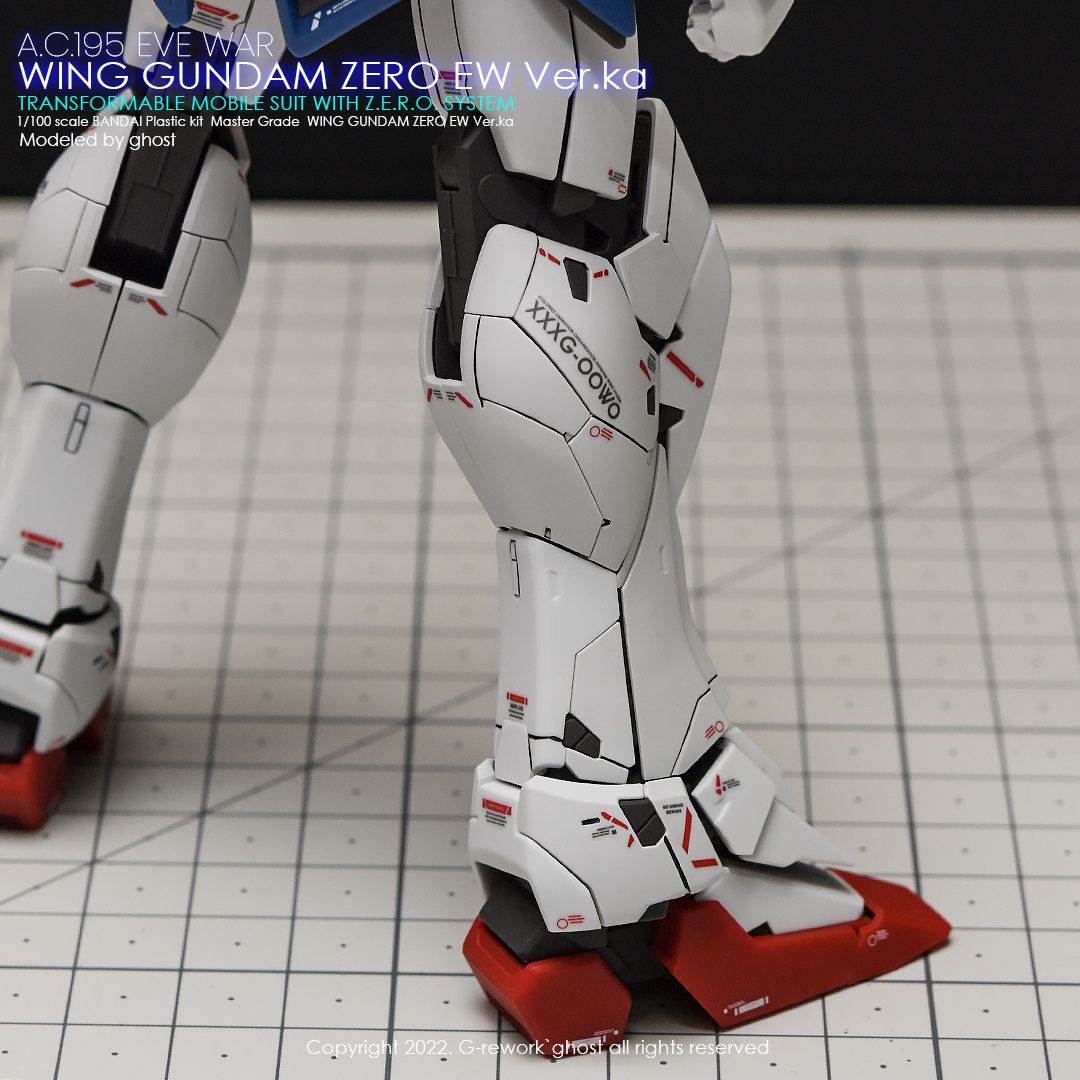 G-Rework Decal - [MG] WING ZERO EW VER.KA