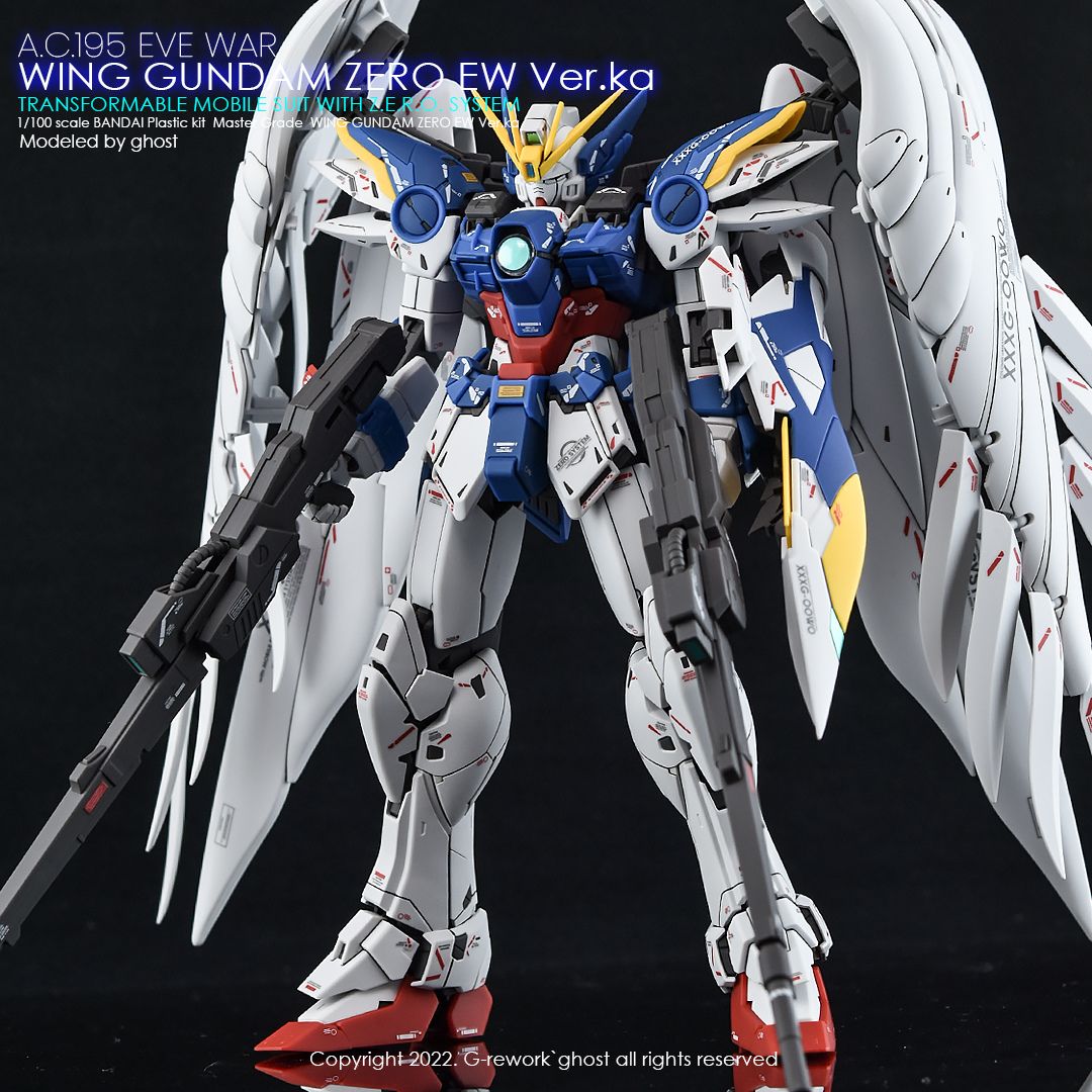 G-Rework Decal - [MG] WING ZERO EW VER.KA