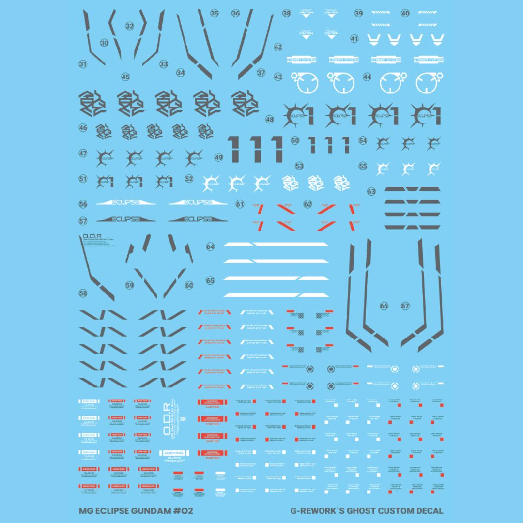 G-Rework Decal - [MG] ECLIPSE GUNDAM