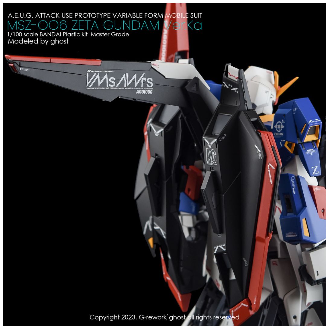 G-Rework Decal - [MG] MSZ-006 Z GUNDAM VER.KA