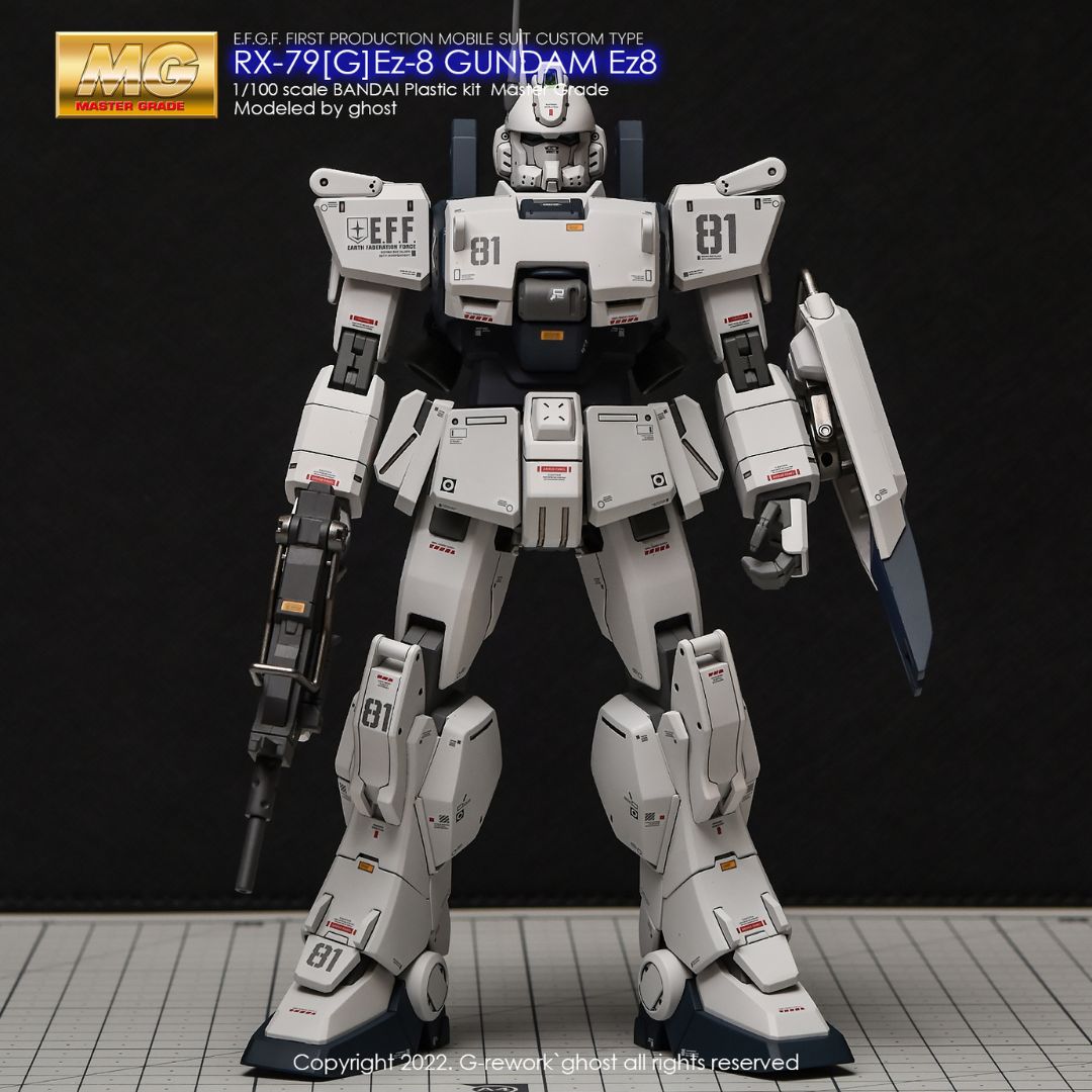 G-Rework Decal - [MG] RX-79G Ez8 Gundam