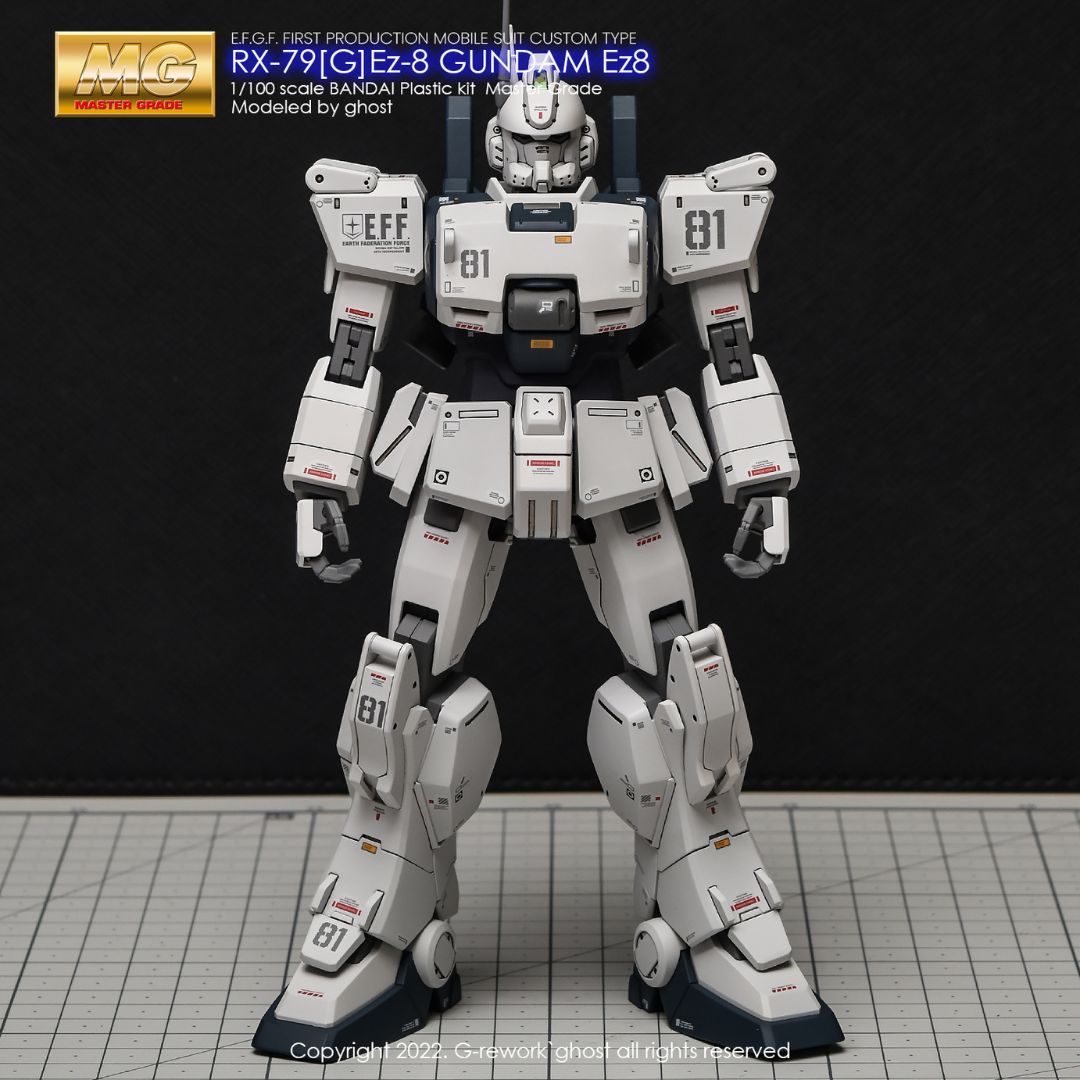 G-Rework Decal - [MG] RX-79G Ez8 Gundam