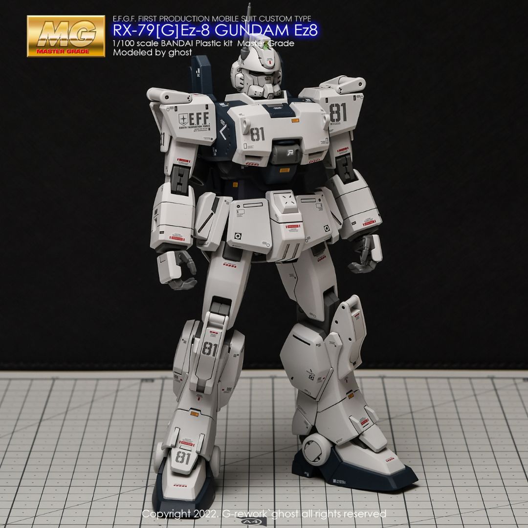 G-Rework Decal - [MG] RX-79G Ez8 Gundam