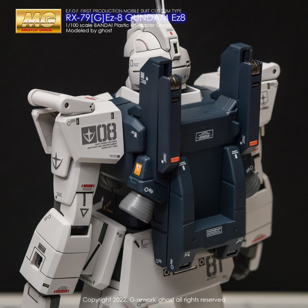 G-Rework Decal - [MG] RX-79G Ez8 Gundam
