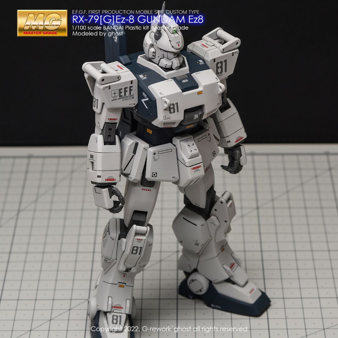 G-Rework Decal - [MG] RX-79G Ez8 Gundam