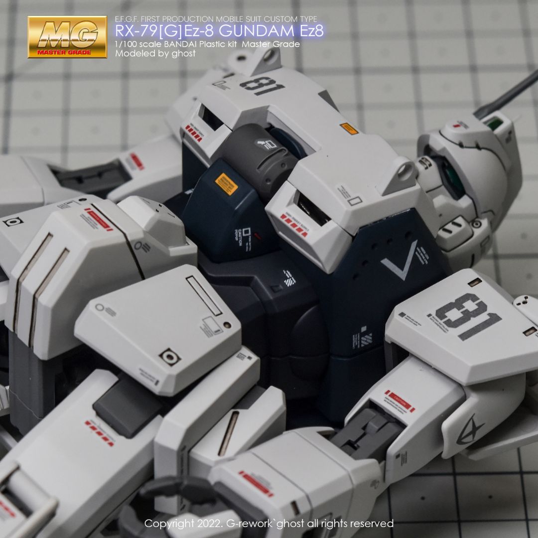 G-Rework Decal - [MG] RX-79G Ez8 Gundam