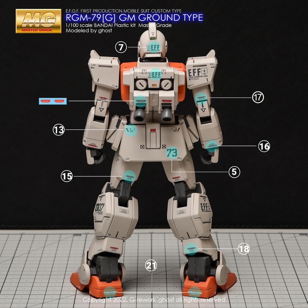G-Rework Decal - [MG] RGM79G GM GROUND TYPE