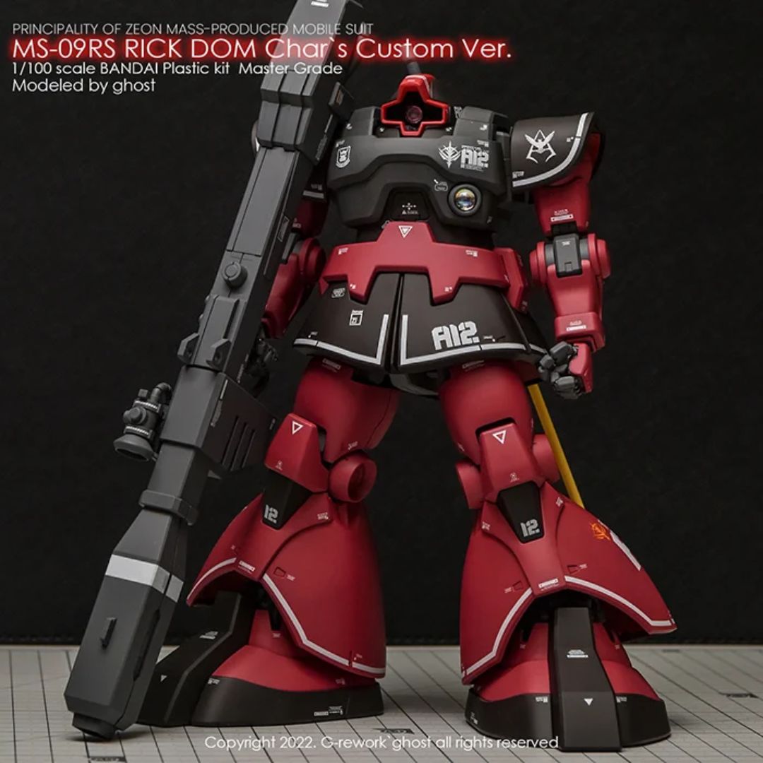 G-Rework Decal - [MG] MS-09RS RICK DOM 1.5 CHAR's VER.