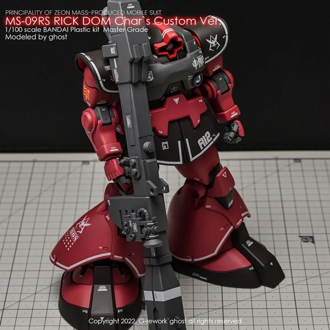 G-Rework Decal - [MG] MS-09RS RICK DOM 1.5 CHAR's VER.