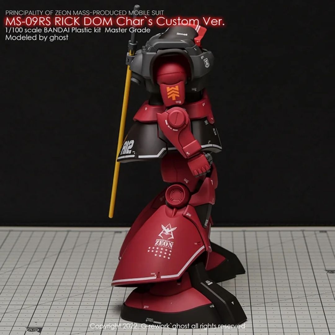 G-Rework Decal - [MG] MS-09RS RICK DOM 1.5 CHAR's VER.