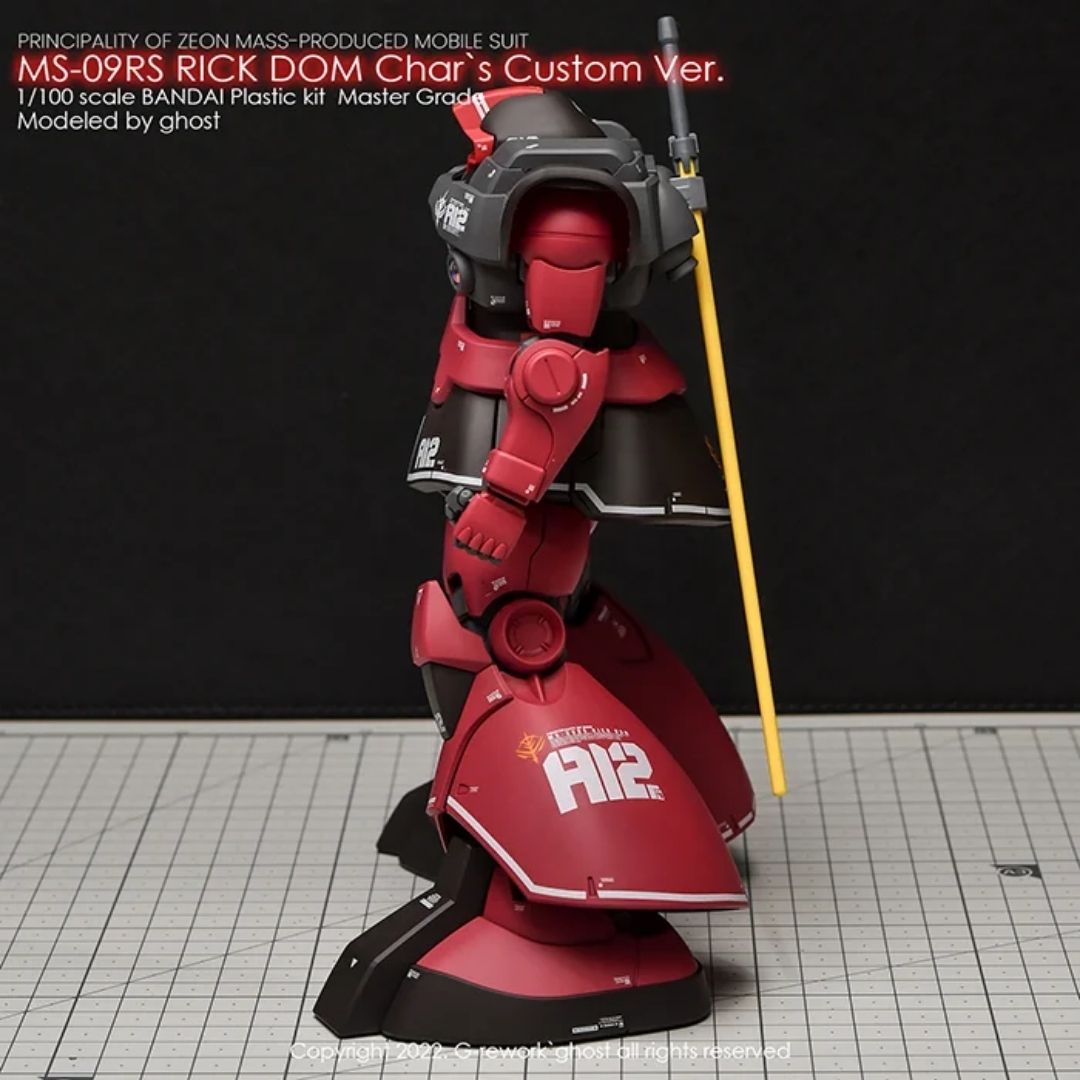 G-Rework Decal - [MG] MS-09RS RICK DOM 1.5 CHAR's VER.