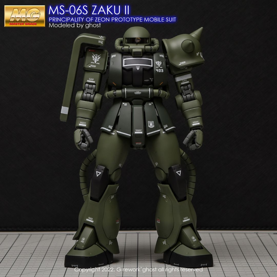G-Rework Decal - [MG] MS-06S/J ZAKU II 2.0
