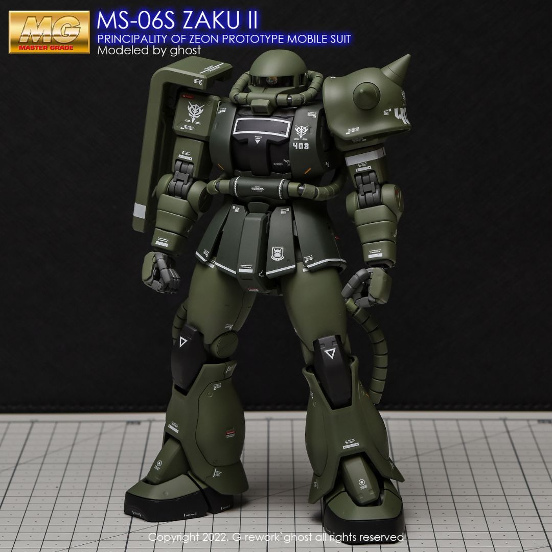 G-Rework Decal - [MG] MS-06S/J ZAKU II 2.0