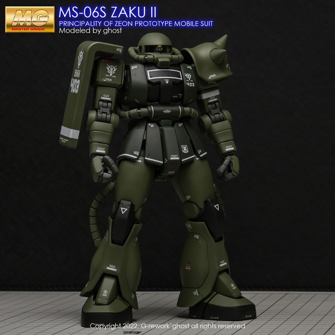 G-Rework Decal - [MG] MS-06S/J ZAKU II 2.0