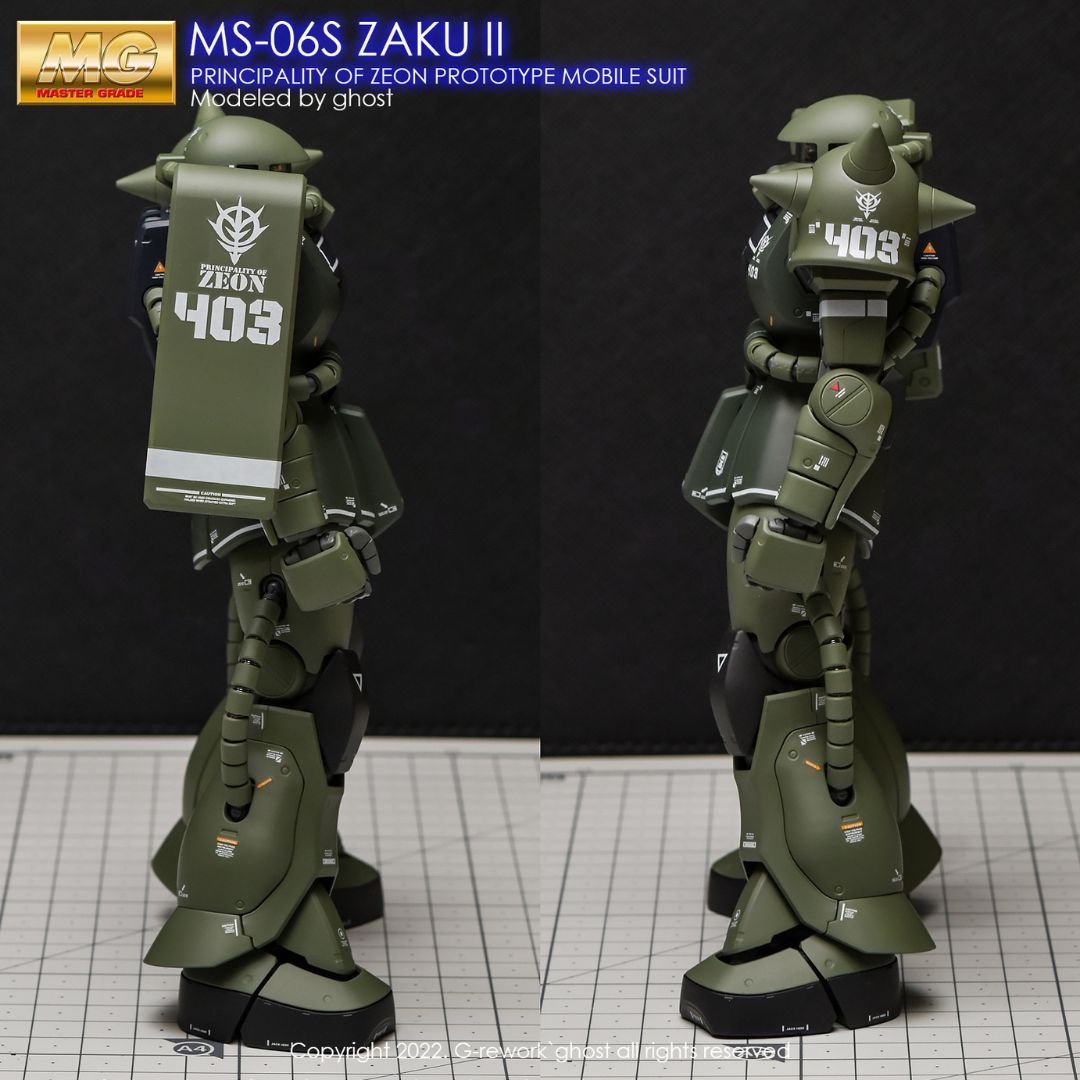 G-Rework Decal - [MG] MS-06S/J ZAKU II 2.0