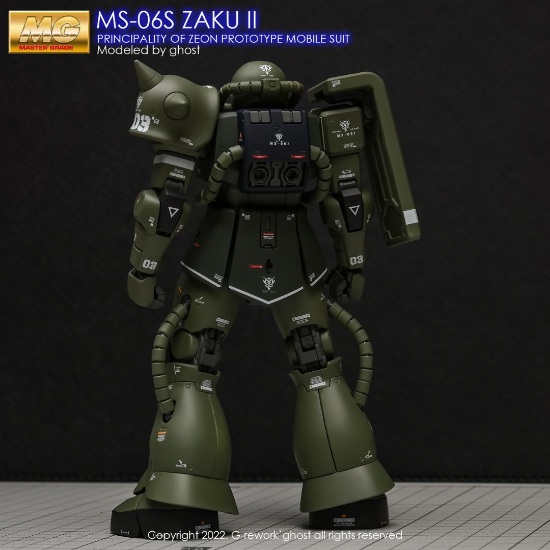 G-Rework Decal - [MG] MS-06S/J ZAKU II 2.0
